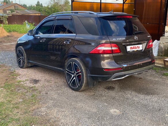 2013 Mercedes-Benz M-Класс 350 CDI III (W166), коричневый, 2500000 рублей - вид 1