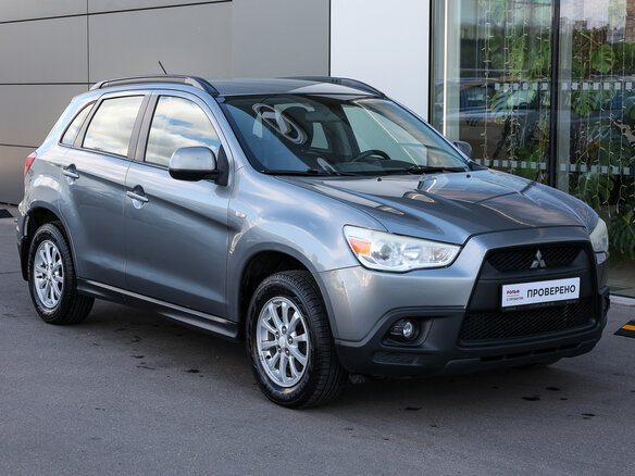 2012 Mitsubishi ASX I, серый, 649000 рублей - вид 2