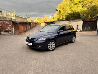 2008 Mazda 3 I (BK) Рестайлинг, синий, 350000 рублей, вид 1