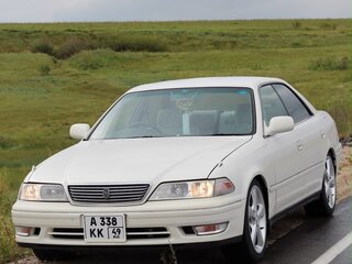 1996 Toyota Mark II VIII (X100), белый, 815000 рублей, вид 3