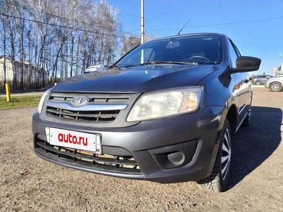2017 Lada (ВАЗ) Granta I, серебристый, 435000 рублей - вид 2