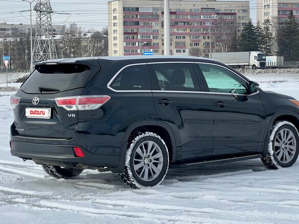 2014 Toyota Highlander III (XU50), чёрный, 3400000 рублей - вид 6