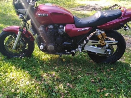 1995 Yamaha XJR1200, красный, 300000 рублей, вид 3