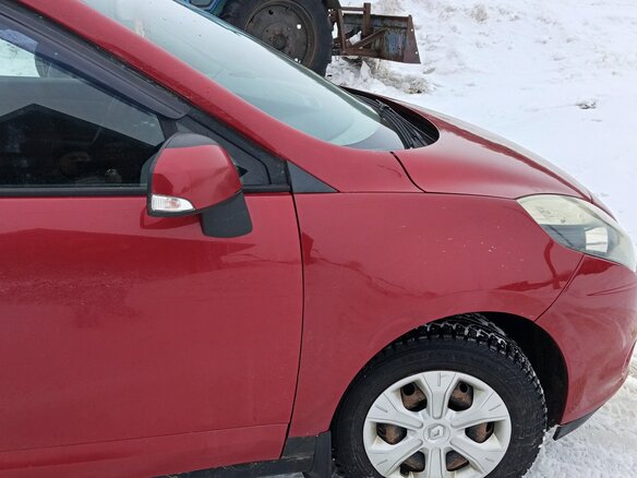 2009 Renault Scenic II Рестайлинг, красный, 650000 рублей - вид 1