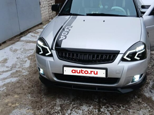 2011 Lada (ВАЗ) Priora I, серебристый, 535000 рублей