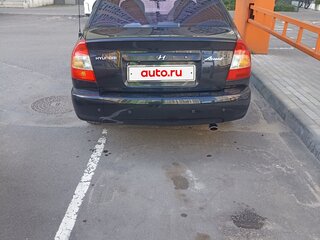 2008 Hyundai Accent ТагАЗ II, чёрный, 500000 рублей, вид 3