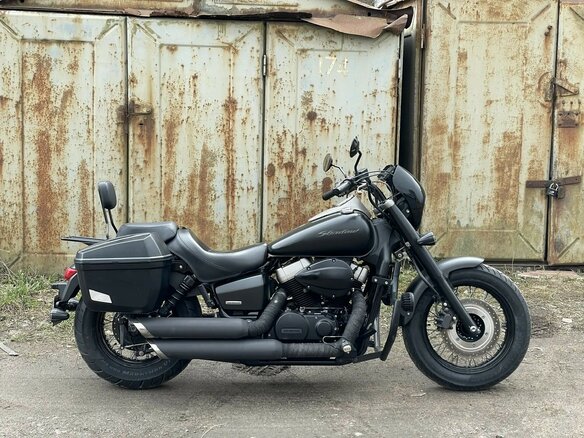 2010 Honda Shadow 750, чёрный, 800000 рублей - вид 1