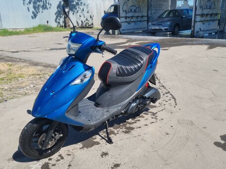 2008 Suzuki Address 125, голубой, 140000 рублей, вид 1