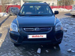 2009 Kia Sportage II Рестайлинг, чёрный, 800000 рублей, вид 2