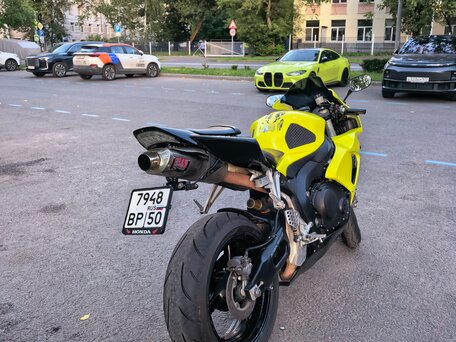 2004 Honda CBR 1000 RR/RA Fireblade, жёлтый, 550000 рублей, вид 3