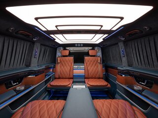 2026 Mercedes-Benz V-Класс Extra Long 300 d экстра длинный III (W447) Рестайлинг 2, чёрный, 61400000 рублей, вид 4