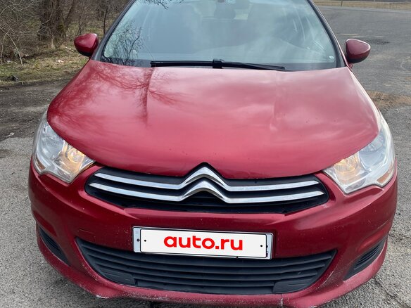 2011 Citroen C4 II, красный, 500000 рублей - вид 1