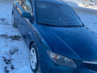 2007 Mazda 3 I (BK) Рестайлинг, синий, 435000 рублей, вид 3
