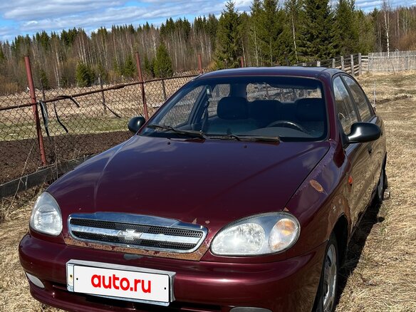 2006 Chevrolet Lanos I, красный, 60000 рублей - вид 5