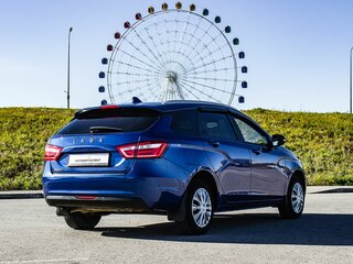 2021 Lada (ВАЗ) Vesta SW I, синий, 1150000 рублей, вид 2