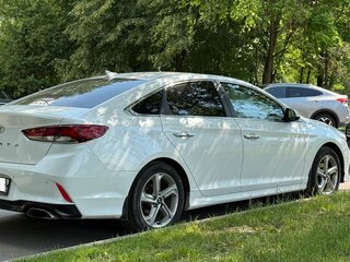 2017 Hyundai Sonata VII (LF) Рестайлинг, белый, 1760000 рублей, вид 3