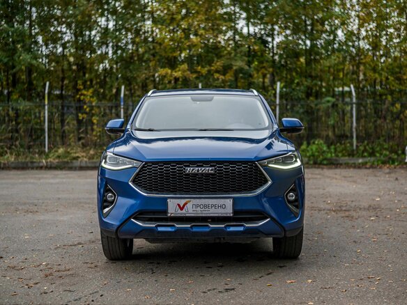 2022 Haval F7x I Рестайлинг, синий - вид 2