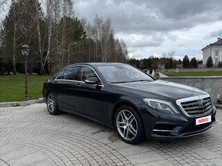 2014 Mercedes-Benz S-Класс 500 Long VI (W222, C217), синий, 2900000 рублей, вид 3