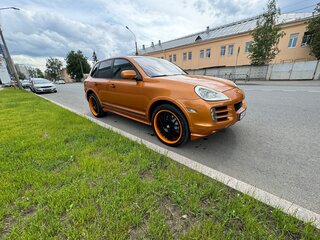 2008 Porsche Cayenne S I Рестайлинг (957), оранжевый, 1150000 рублей, вид 2