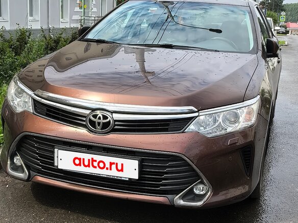 2017 Toyota Camry VII (XV50) Рестайлинг, коричневый