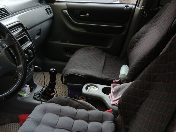 1999 Honda CR-V I Рестайлинг, золотистый, 575000 рублей - вид 14