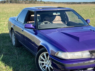 1989 Toyota Mark II VI (X80), фиолетовый, 560000 рублей, вид 1