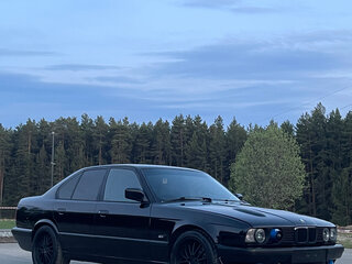 1992 BMW 5 серии 525i III (E34), чёрный, 1700000 рублей, вид 3