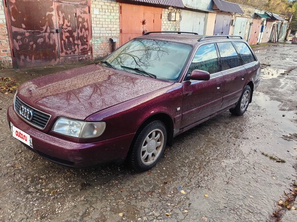 1996 Audi A6 I (C4), пурпурный, 430000 рублей