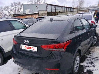 2017 Hyundai Solaris II, чёрный, 830000 рублей, вид 3