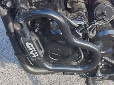 2023 Benelli Leoncino 500 Trail, красный, 460000 рублей, вид 5