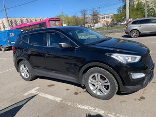 2012 Hyundai Santa Fe III, чёрный, 1900000 рублей, вид 4