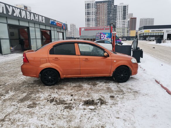 2006 Chevrolet Aveo I Рестайлинг, оранжевый, 320000 рублей - вид 5