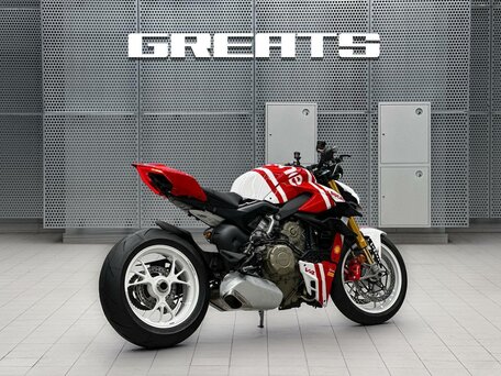 2024 Ducati Streetfighter V4, красный, 5990000 рублей, вид 4