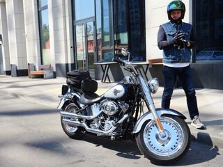 2012 Harley-Davidson Fat Boy, серый, 1580000 рублей, вид 5