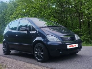 2003 Mercedes-Benz A-Класс 170 I (W168) Рестайлинг, синий, 460000 рублей, вид 4