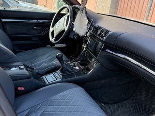 2000 BMW 5 серии 525i IV (E39) Рестайлинг, серебристый, 600000 рублей, вид 5
