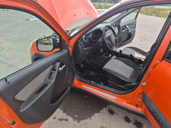 2016 Lada (ВАЗ) Kalina Cross II, оранжевый, 320000 рублей - вид 14