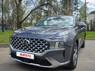 2020 Hyundai Santa Fe IV Рестайлинг, серый, 3375000 рублей, вид 2