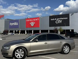 2011 Audi A8 Long III (D4), бежевый, 1700000 рублей, вид 3