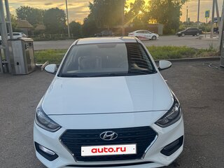 2018 Hyundai Solaris II, белый, 1150000 рублей, вид 1