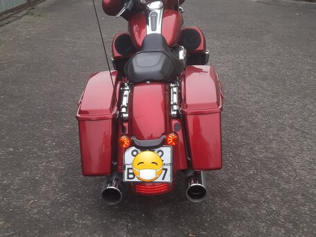 2013 Harley-Davidson Street Glide, красный, 1050000 рублей, вид 4