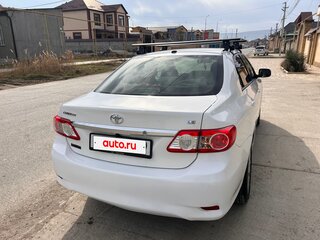 2011 Toyota Corolla X (E140, E150) Рестайлинг, белый, 1090000 рублей, вид 3