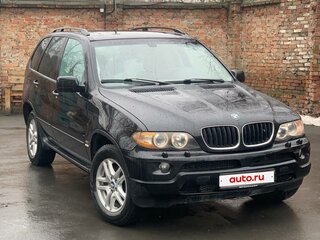2004 BMW X5 3.0i I (E53) Рестайлинг, чёрный, 1300000 рублей, вид 2