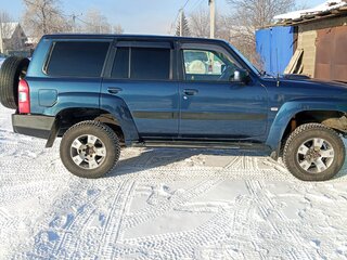 2007 Nissan Patrol V (Y61) Рестайлинг, синий, 1750000 рублей, вид 3