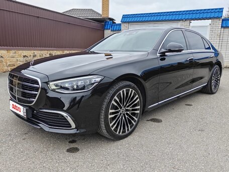 2021 Mercedes-Benz S-Класс 450 Long 4MATIC VII (W223), чёрный, 9850000 рублей, вид 1
