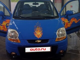 2007 Chevrolet Spark II, синий, 299000 рублей, вид 4