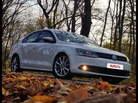2014 Volkswagen Jetta VI, белый - вид 6