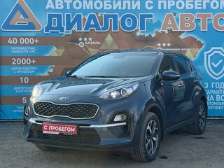 2019 Kia Sportage IV Рестайлинг, синий, 1880000 рублей, вид 1