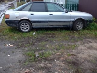 1989 Audi 80 IV (B3), серый, 100000 рублей, вид 1
