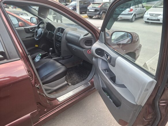 2008 Hyundai Santa Fe Classic Classic, красный, 600000 рублей - вид 4